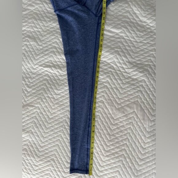 FLEO El Toro Legging 28" High Rise Heathered Cobalt Blue Small - Picture 7 of 9